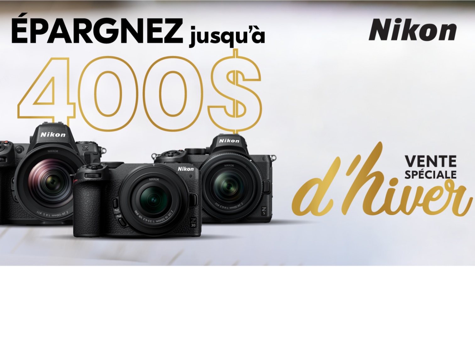 Grande promotion hivernale chez Nikon