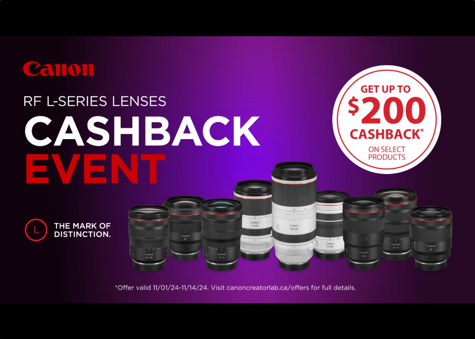 Canon cashback