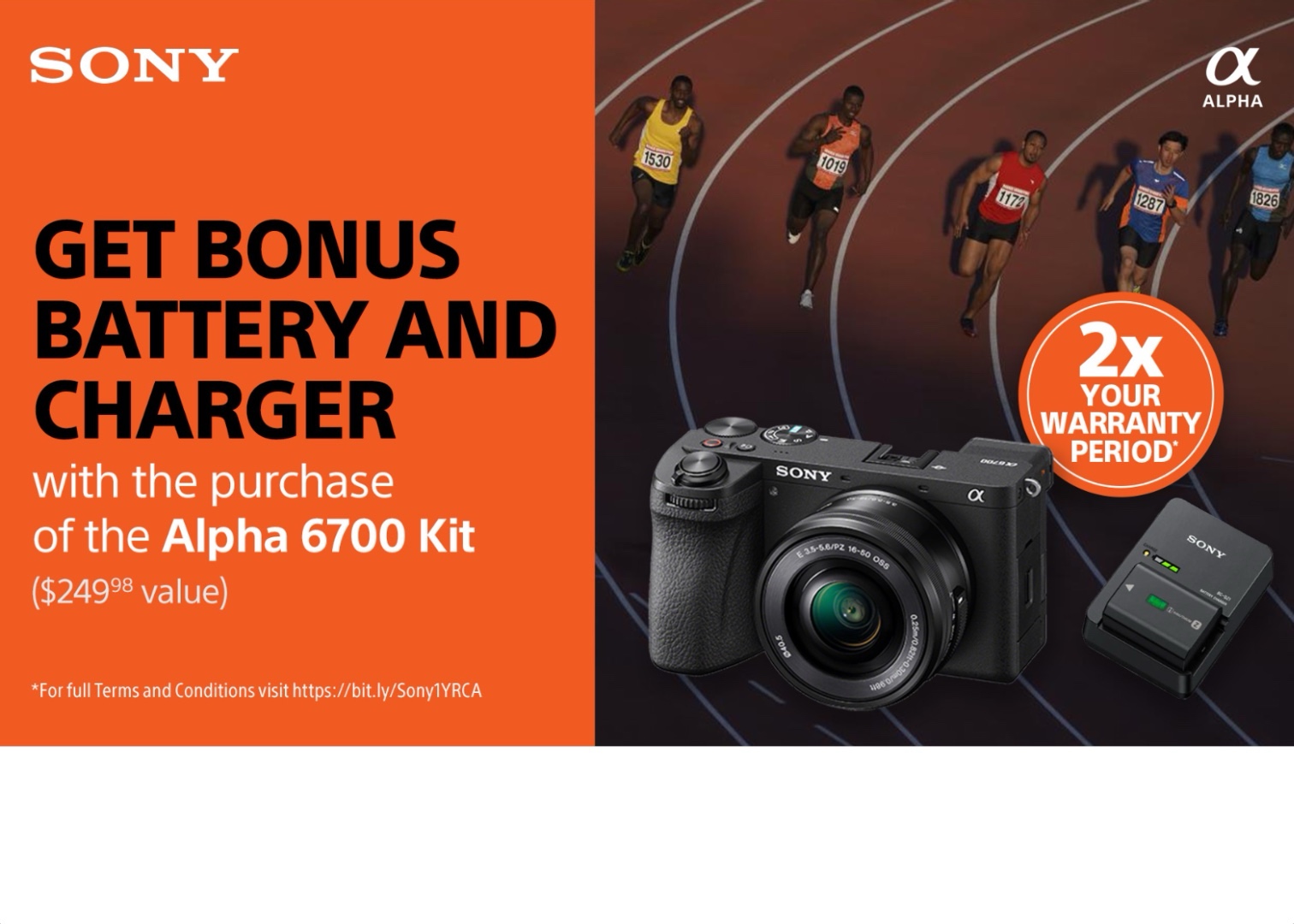 Great offer on the Sony a6700