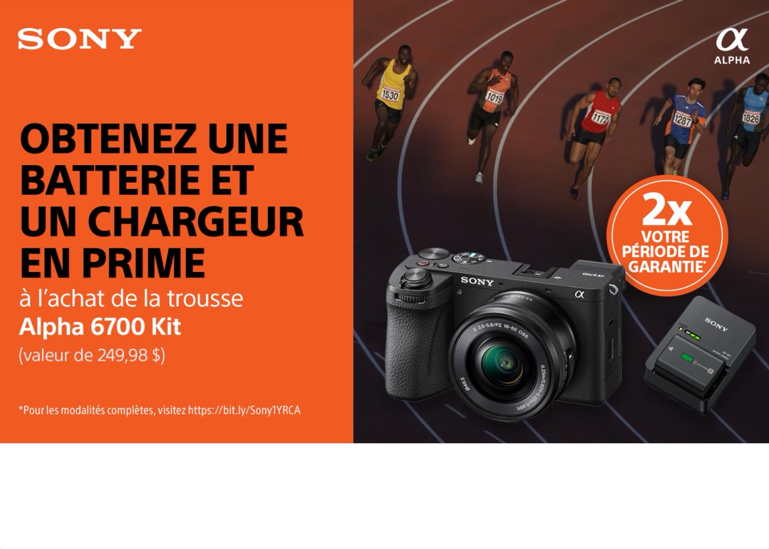 Grande offre sur le Sony a6700