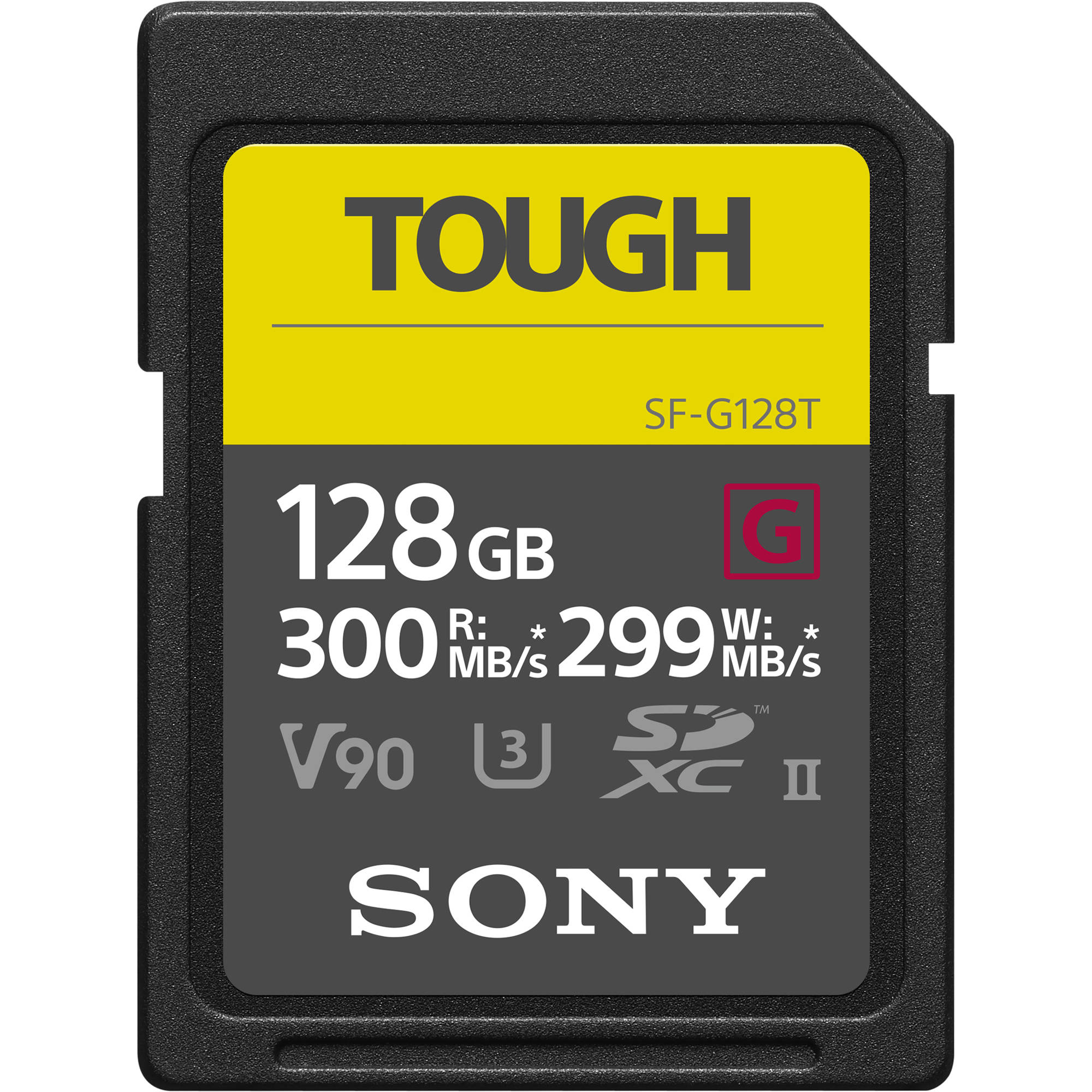 Sony Carte Mémoire 128GB SF-G Tough Série UHS-II SDXC