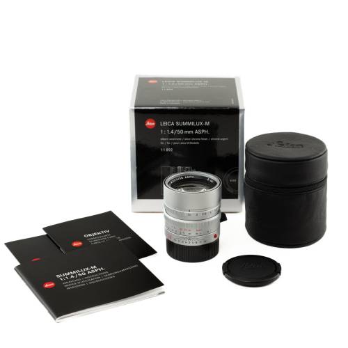 Leica Summilux-M 50mm f1.4 ASPH Chromé Argent * A+ *