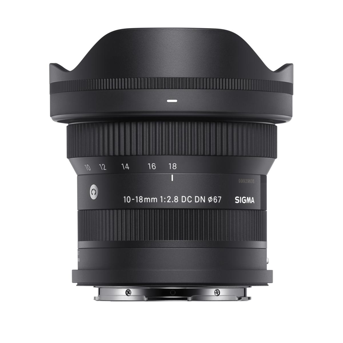 Sigma 10-18mm f/2.8 DC DN Contemporary pour Monture Canon RF-S