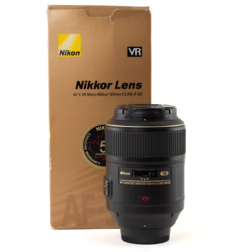 NIKON AF-S VR MICRO 105MM F/2.8G IF-ED - *A+*