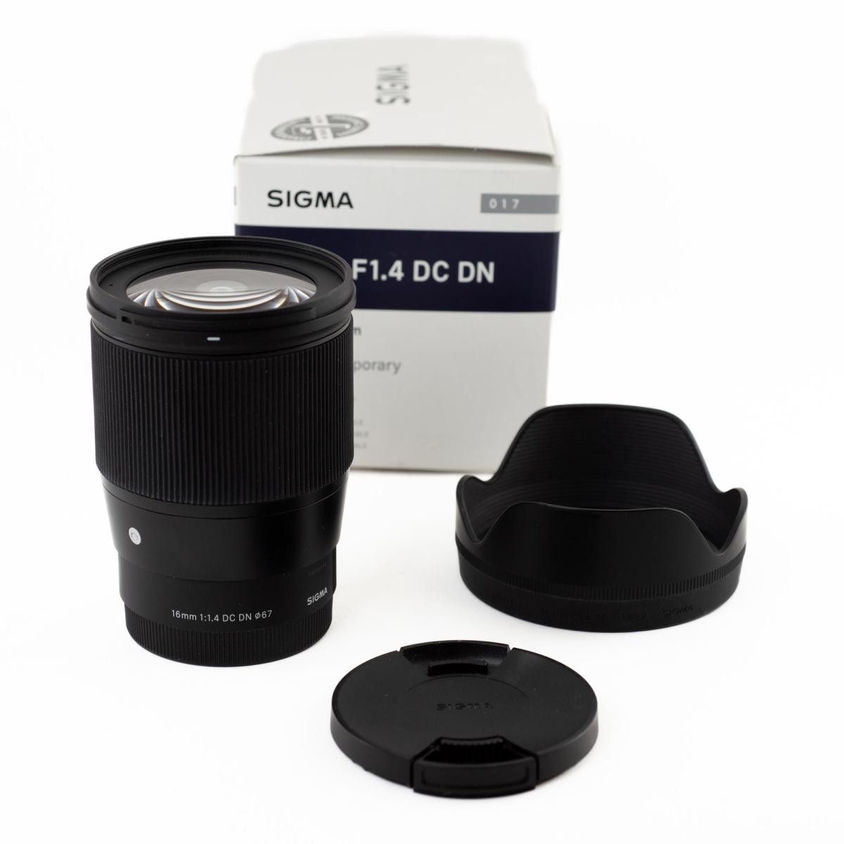 Sigma 16mm F1.4 DC DN Contemporary Sony E Mount *A*