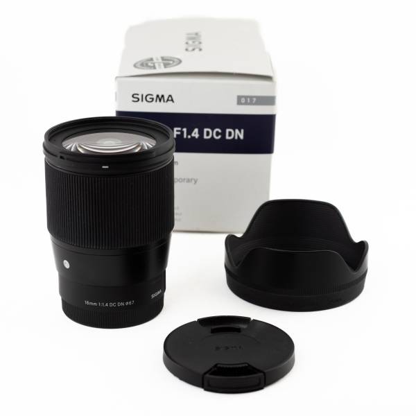 Sigma 16mm F1.4 DC DN Contemporary Sony E Mount *A*