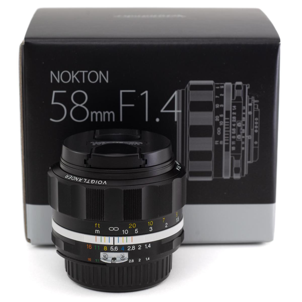 Voigtlander Nokton 58mm F1.4 SL II - S - *A+*