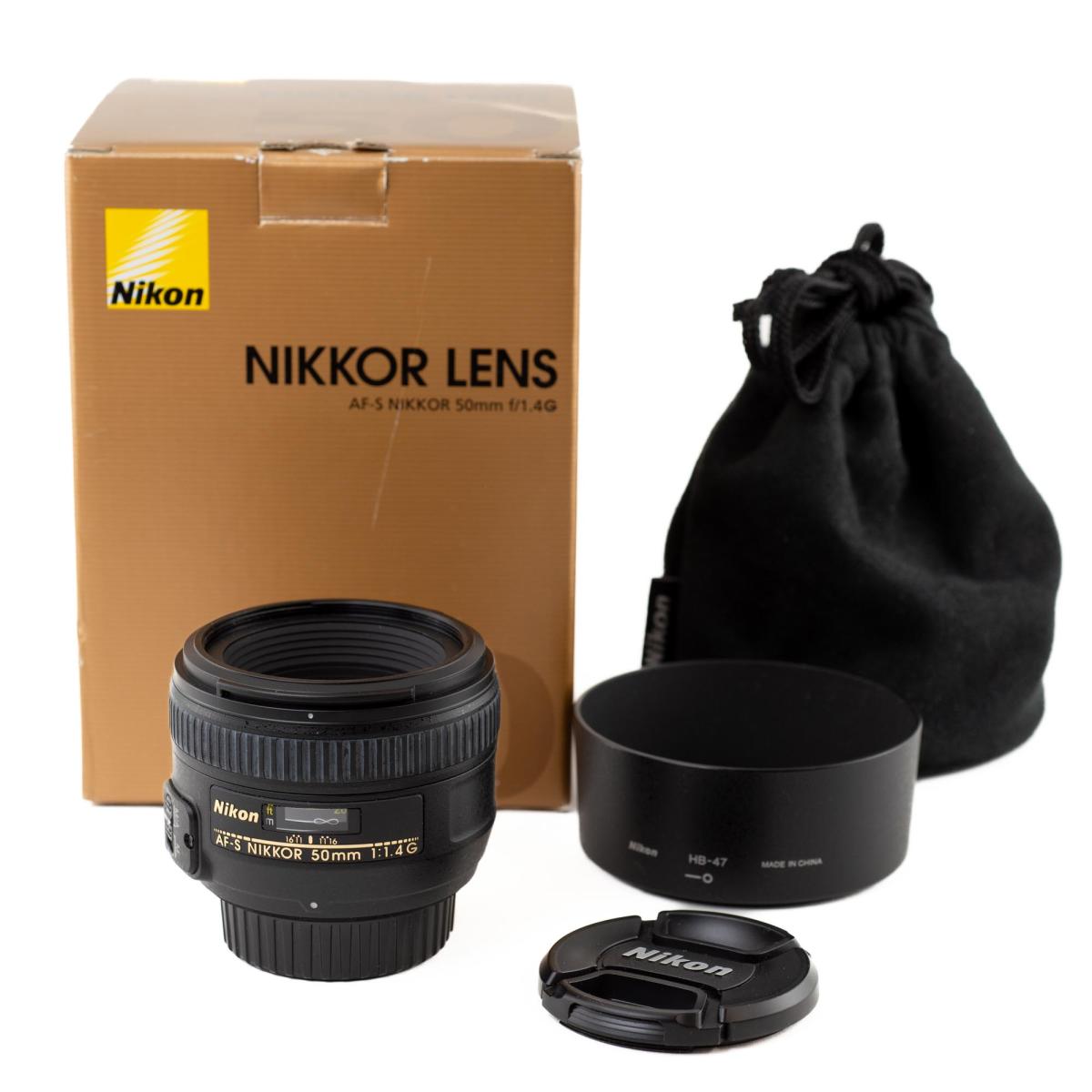 Nikon NIKKOR AF-S 50mm f/1.4 G *A+*